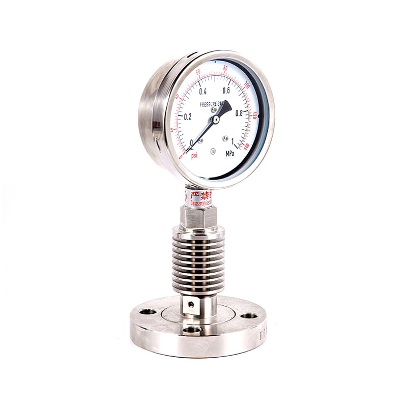 Y-M Serisi Tüm Paslanmaz Çelik Steril Steril Diyafram Basınç Göstergeleri Y-M Serisi Tüm Paslanmaz Çelik Steril Steril Diyafram Basınç Göstergeleri