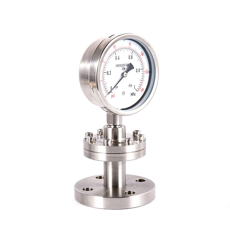 Y-M Serisi Tüm Paslanmaz Çelik Steril Steril Diyafram Basınç Göstergeleri Y-M Serisi Tüm Paslanmaz Çelik Steril Steril Diyafram Basınç Göstergeleri